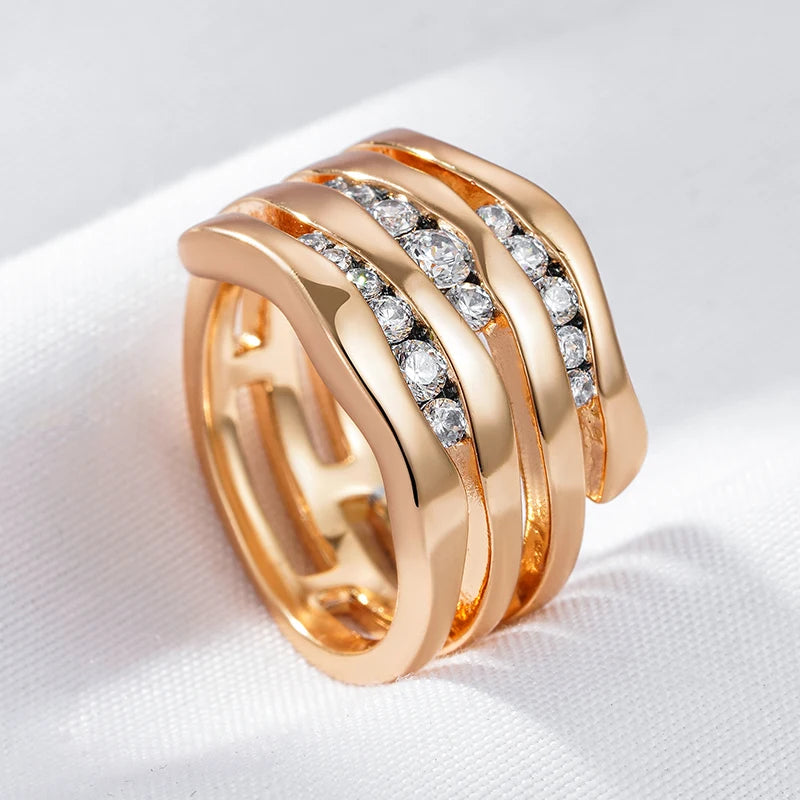 Warm and Romantic Statement Zircon Ring - The Perfect Blend of Sophistication and Glamour by Major Flare Warm and Romantic Statement Zircon Ring - The Perfect Blend of Sophistication and Glamour by Major Flare